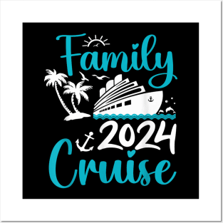 Cruise Family 2024 Squad Vacation Matching Family Group Posters and Art